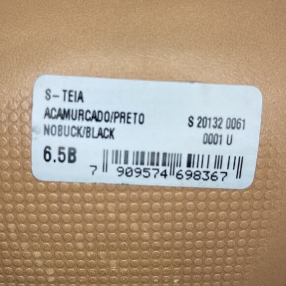 Schutz Teia Embellished Harness Suede Black Ankle Boots Size 6.5 - Picture 15 of 16